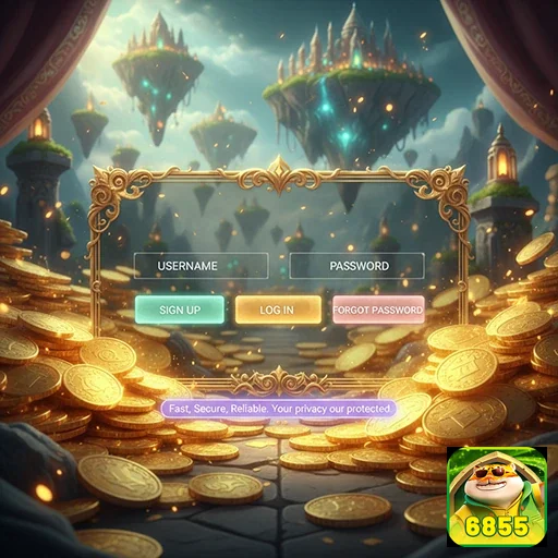 Ilustração de Acesse rapidamente o cassino online 6855 com segurança