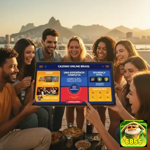 Ilustração de Acesse rapidamente o cassino online 6855 com segurança