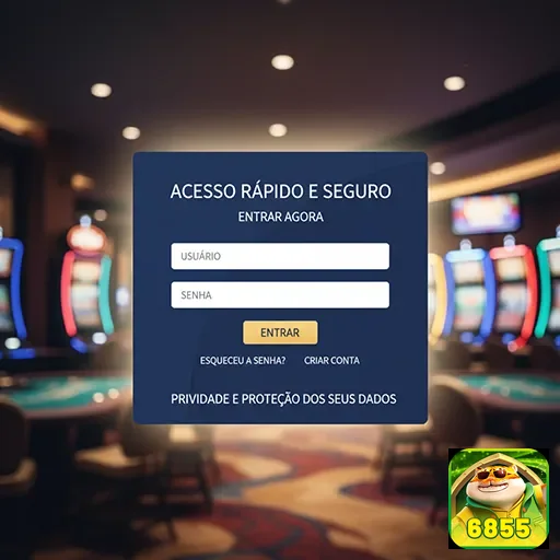 Ilustração de Acesse rapidamente o cassino online 6855 com segurança